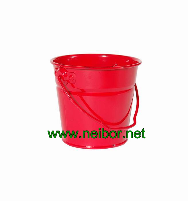 colored galvanized bucket 0.5Litres