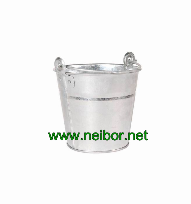 galvanized metal bucket 2Litres