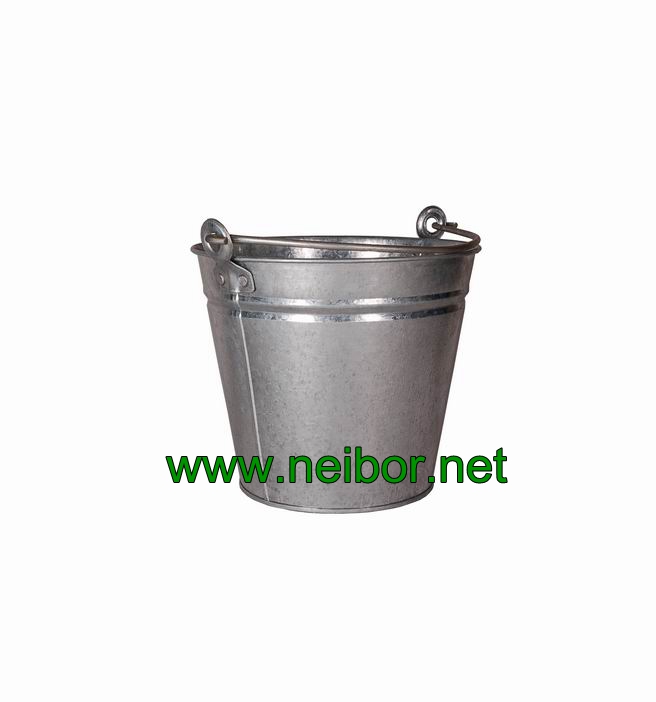 galvanized steel pail 8Litres