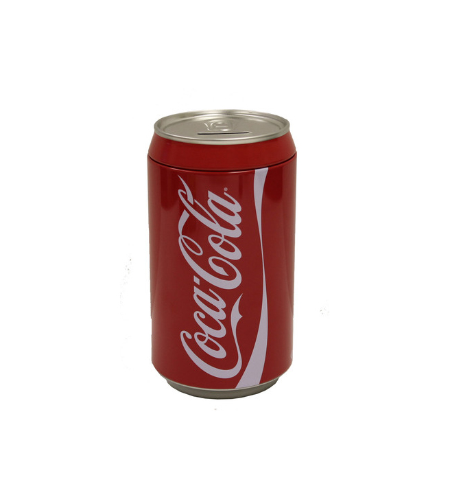 coke can tin money box