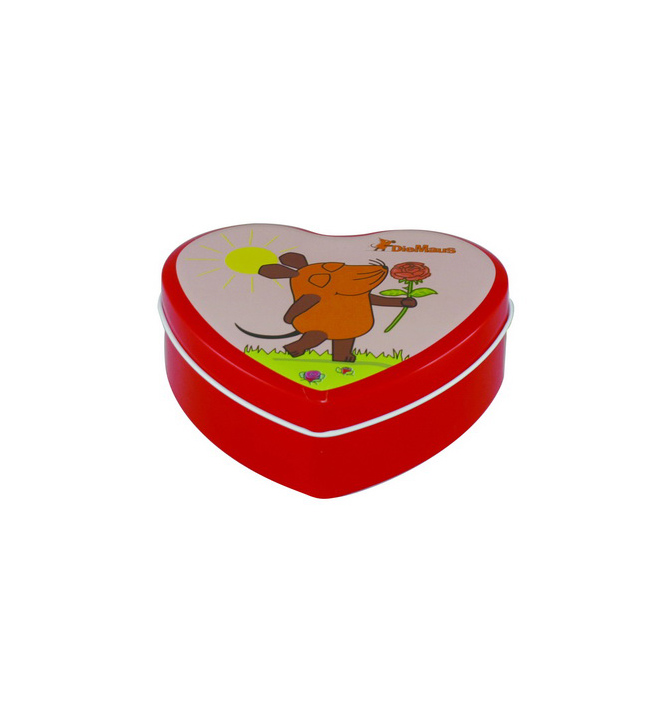 heart tin box