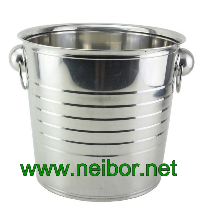 stainless steel ice bucket 11L