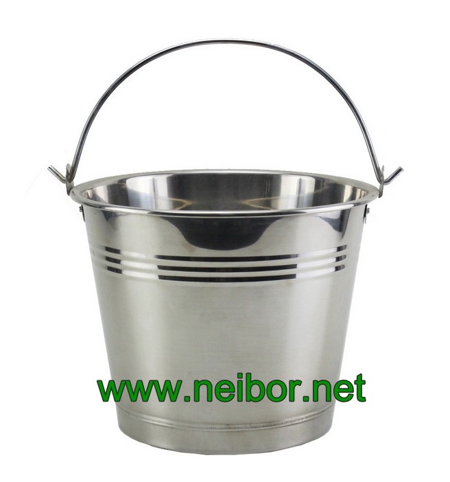 stainless steel ice bucket 4L 6L