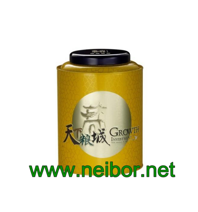 high quality tea caddy tea canister tea can with embossing