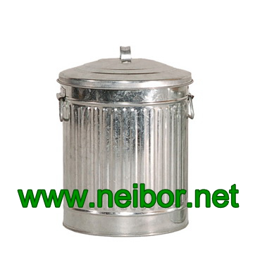galvanized storage cans with lid 4L 7L 10Litres