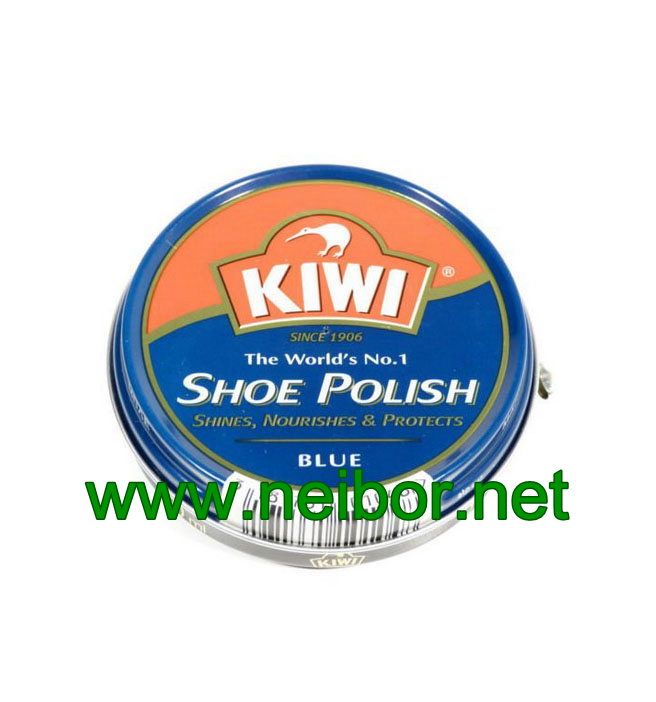 KIWI shoe polish tin can 50ml with opener