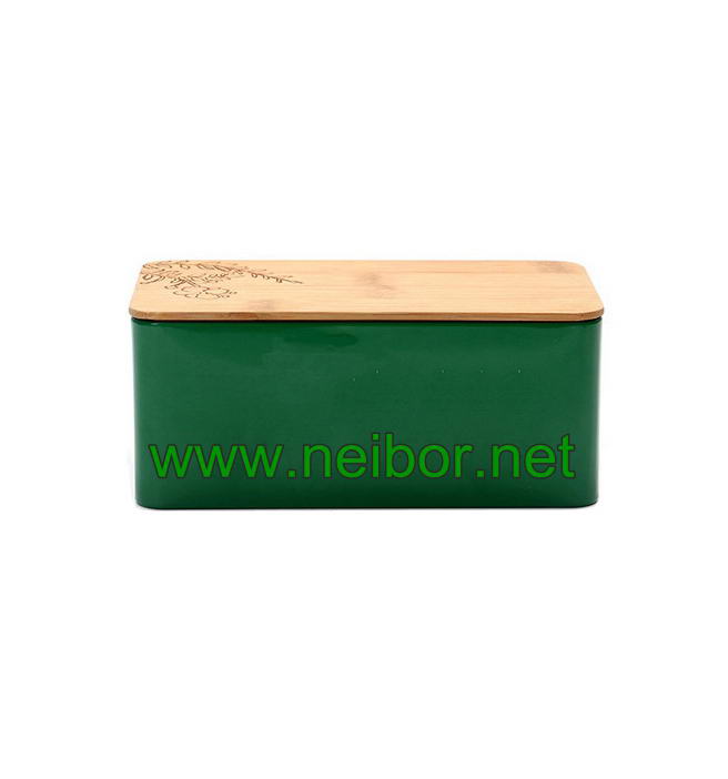 New design luxury rectangular tea packaging box with bamboo lid with laser engraving pattern