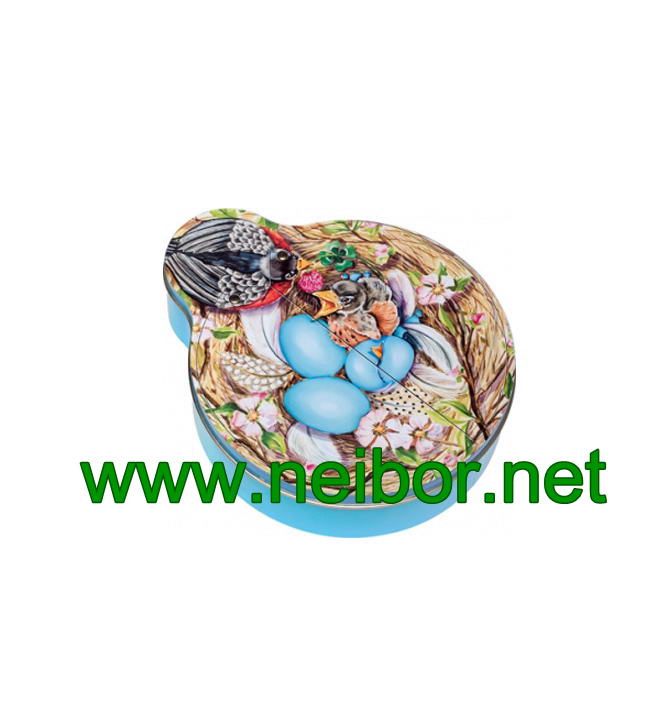 Gift and Food packaging Industrial Use luxury metal tin container in bee shape