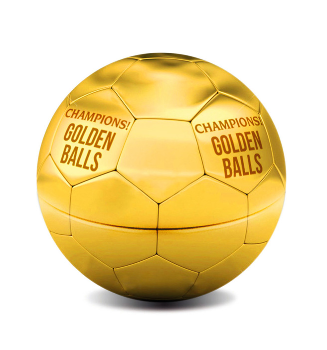 Gold color tin ball tin bauble for gift and craft packaing