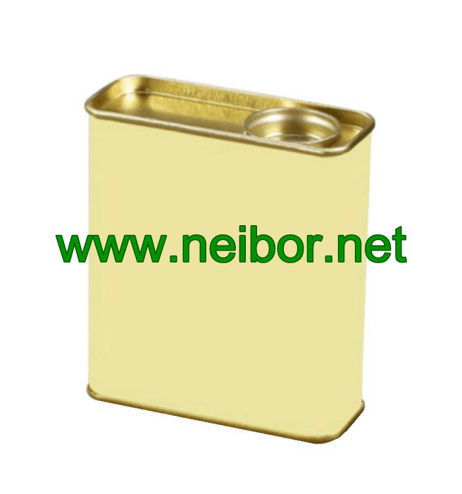 rectangular shape small metal tin case candy box