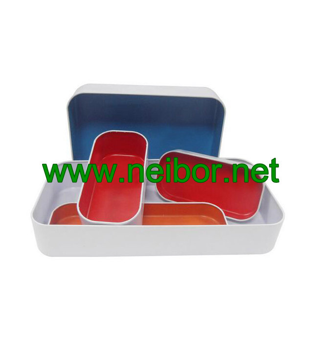 metal tinplate material seamless candle making trays