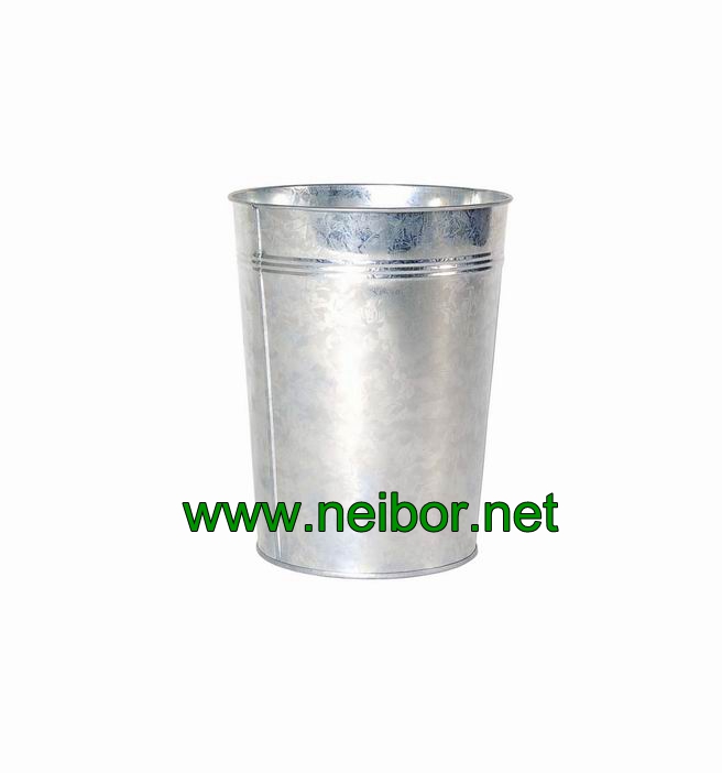 galvanized litter bin 8Litres