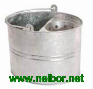 galvanized mop bucket