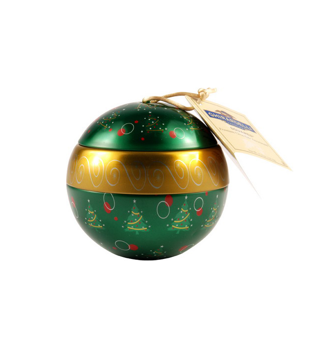 christmas tin ball