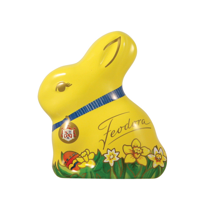 rabbit shape tin box bunny shape tin