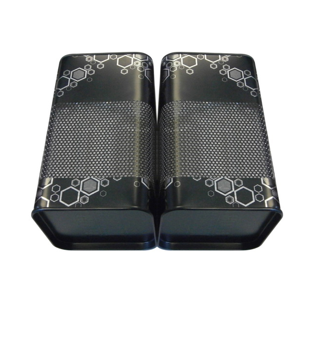 square mesh tin box