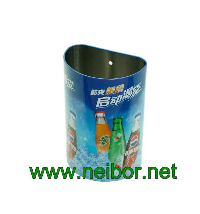 Drinking straw tin dispenser