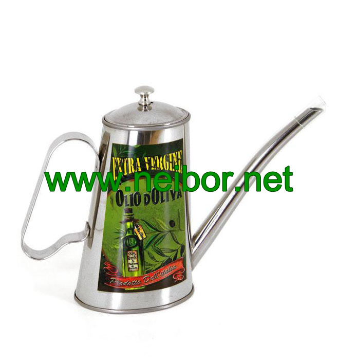 custom order stainless steel olive oil pourer