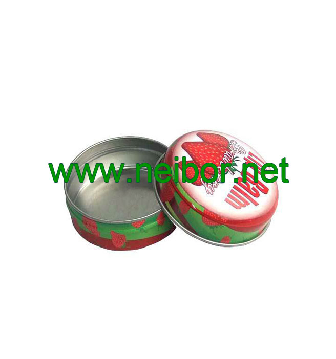 15ml small round lip balm tin container